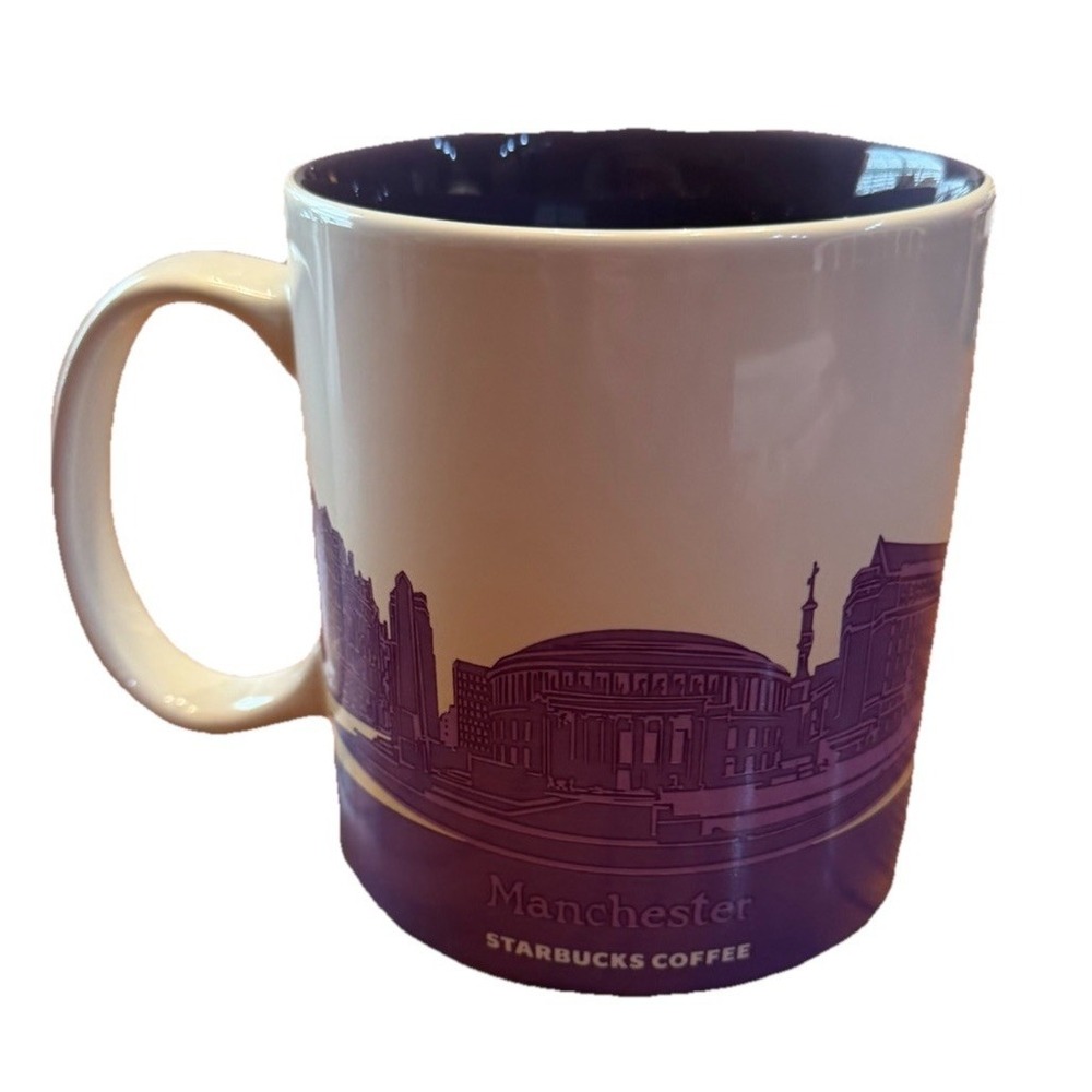 Manchester UK England Starbucks Global Icon Collector Series 16oz Coffee Mug Cup - Picture 2 of 8